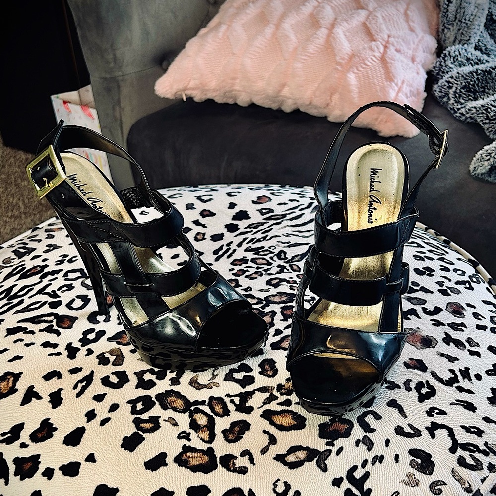 Size 5.5 Black 5.5inch Stiletto Heel